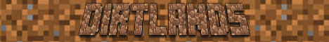 Dirtlands Minecraft server banner