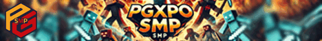 PGxPO SMP Minecraft server banner