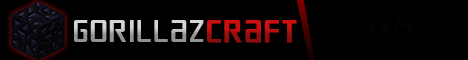 Gorillaz Craft Minecraft server banner
