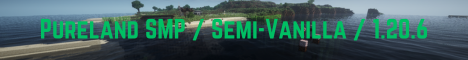 PurelandSMP Minecraft server banner