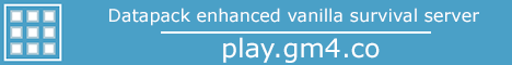 Gamemode 4 Minecraft server banner