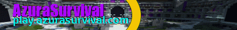 AzuraSurvival Minecraft server banner