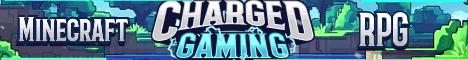 Charged Gaming Minecraft server banner