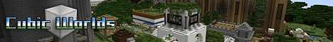 Cubic Worlds Minecraft server banner