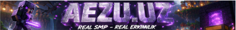 AEZU.UZ Minecraft server banner