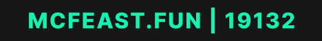 McFeast Minecraft server banner