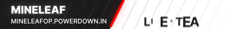 Mineleaf Minecraft server banner