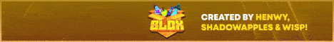 BLOX Minecraft server banner