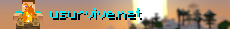 uSurvive Minecraft server banner