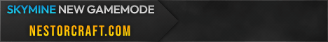 Nestorcraft Skymine Minecraft server banner