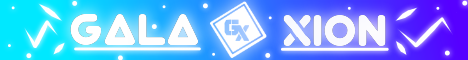 GalaXionMC Network Minecraft server banner