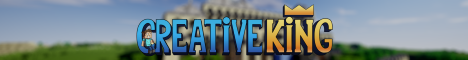 CreativeKing Minecraft server banner