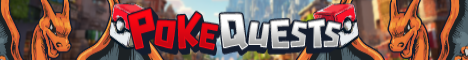 PokeQuests Minecraft server banner