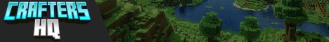 CraftersHQ Minecraft server banner
