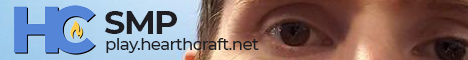 HearthCraft Minecraft server banner
