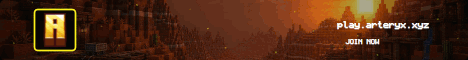 ArteryX Minecraft server banner