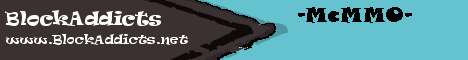 Blockaddicts Minecraft server banner