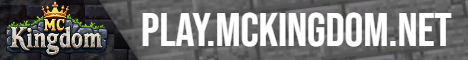MCKingdom Minecraft server banner