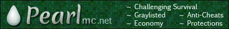Pearlmc Minecraft server banner