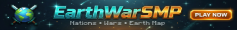 EarthWarSMP Minecraft server banner