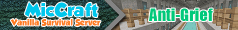 Miccraft Minecraft server banner