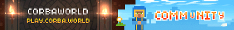 CorbaWorld Minecraft server banner