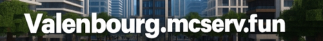 Valenbourg Minecraft server banner