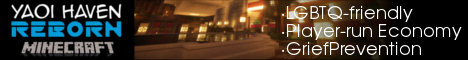 Yaoihaven Reborn Minecraft server banner