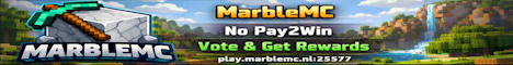 Marble MC Minecraft server banner