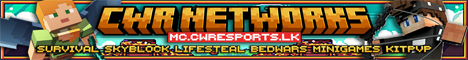 Banner CwR Minecraft network
