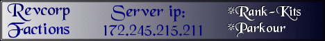 RevCorpMC Minecraft server banner