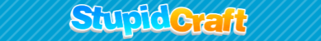 StupidCraft Minecraft server banner