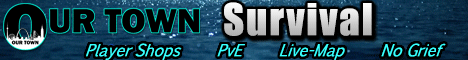 OurTown Minecraft server banner