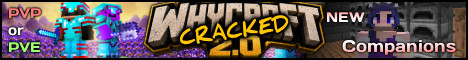 Whycraft CRACKED Minecraft server banner