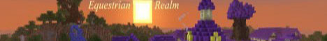 Equestrian Realm Minecraft server banner