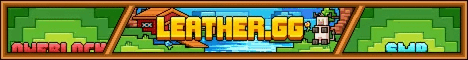 Leather Minecraft server banner