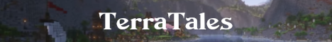 TerraTales Minecraft server banner