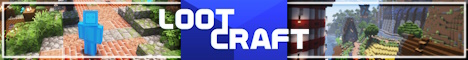 Lootcraft Minecraft server banner
