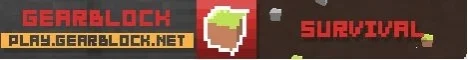 Gearblock Minecraft server banner
