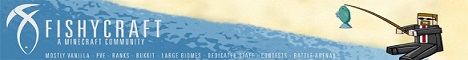 FishyCraft Minecraft server banner