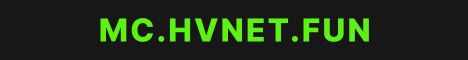 Hidden Valley Network Minecraft server banner