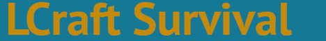 LCraft Survival Minecraft server banner