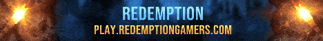Redemption Minecraft server banner