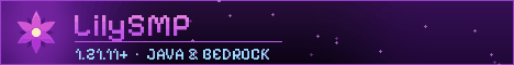 LilySMP Minecraft server banner