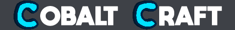 CobaltCraft Minecraft server banner