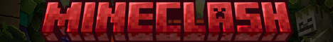 MineClash Minecraft server banner
