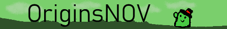 Originsnov Minecraft server banner