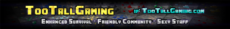TooTallGaming Minecraft server banner
