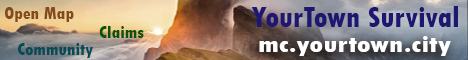 Your Town Survival Minecraft server banner