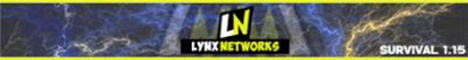 LynxNetwork Minecraft server banner